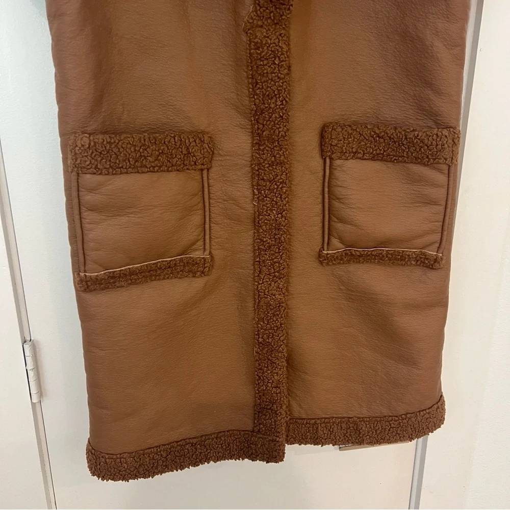 BLANK NYC TOUCH AND GO VEST LONG COAT - Picture 9 of 14